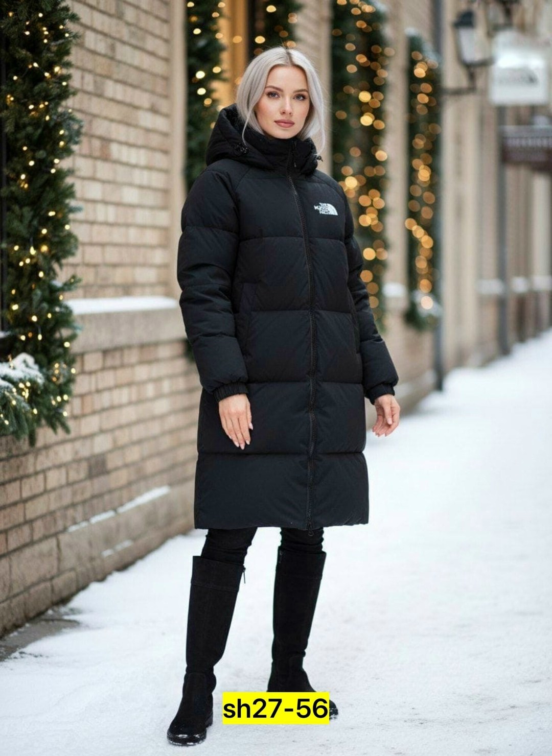 женские пуховики the north face,зимние куртки,куртка женская зимняя,пуховик женский,пуховик зимний длинный с капюшон