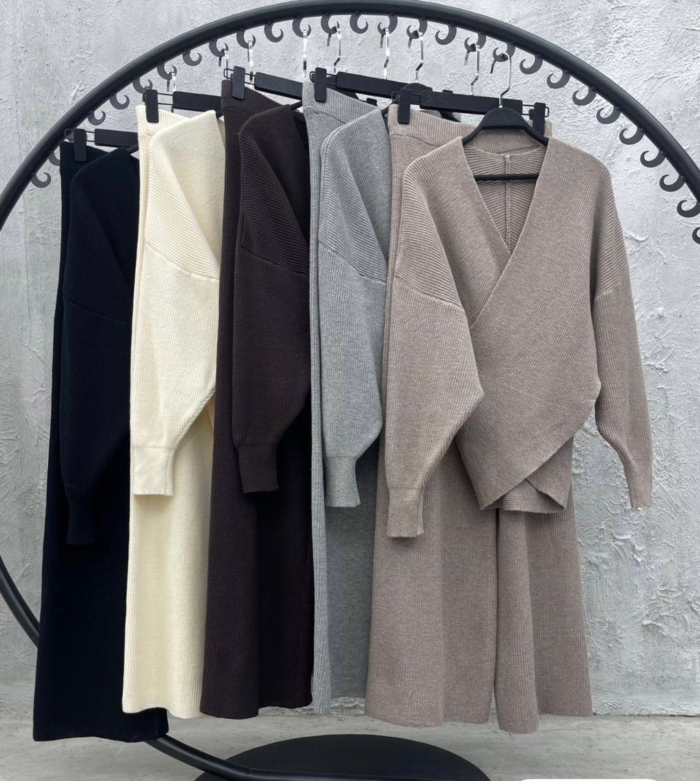 вязаные костюмы,костюм женский вязаный,трикотажные костюмы,стильные костюмы,трикотажный костюм с брюками