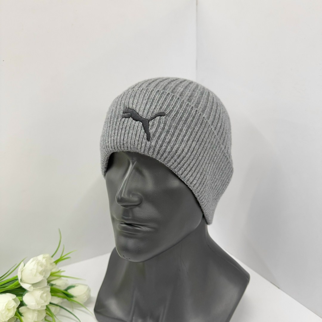 шапка для мужчин,мужская шапка,шапка мужская зимняя,шапка мужская на флисе,шапка пума мужская