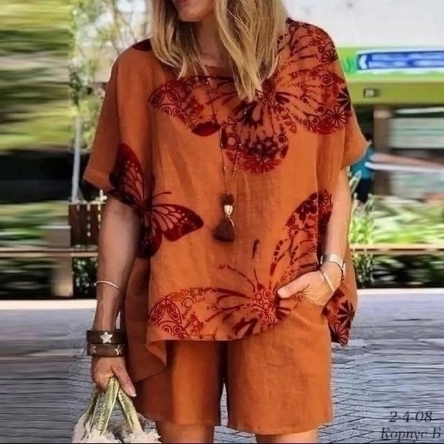 летние костюмы,женские летние костюмы,женский летний комплект zanzea с принтом,повседневный костюм,костюм с принтом