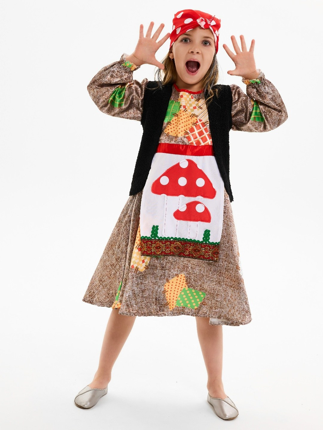 костюм баба яга детский,костюм баба яга для девочки,костюм баба яга пуговка,карнавальный костюм детский баба яга,костюм бабы яги коломбина