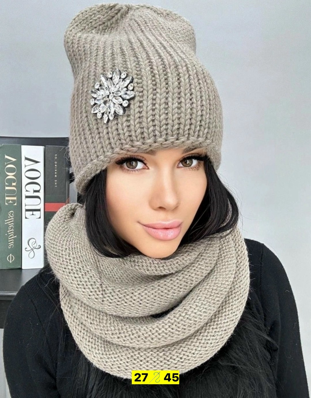 комплект шапка и снуд платочной вязкой женский,комплект шапка и снуд вязаные,комплект шапки,шапка и снуд комплект,шапка снуд