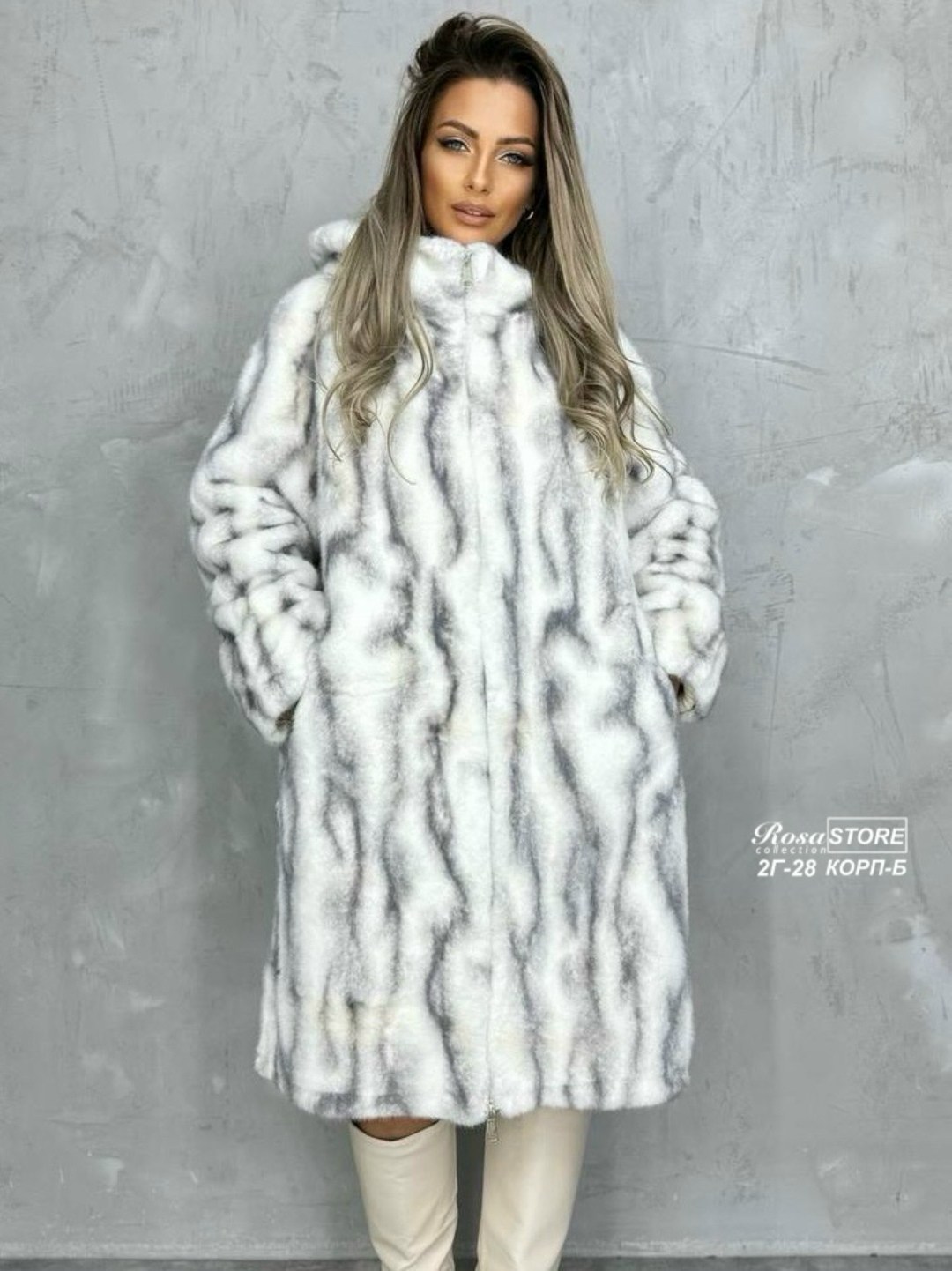 шуба из эко меха,шуба женская,шуба норковая крестовка с капюшоном,шуба с капюшоном,белая норковая шуба