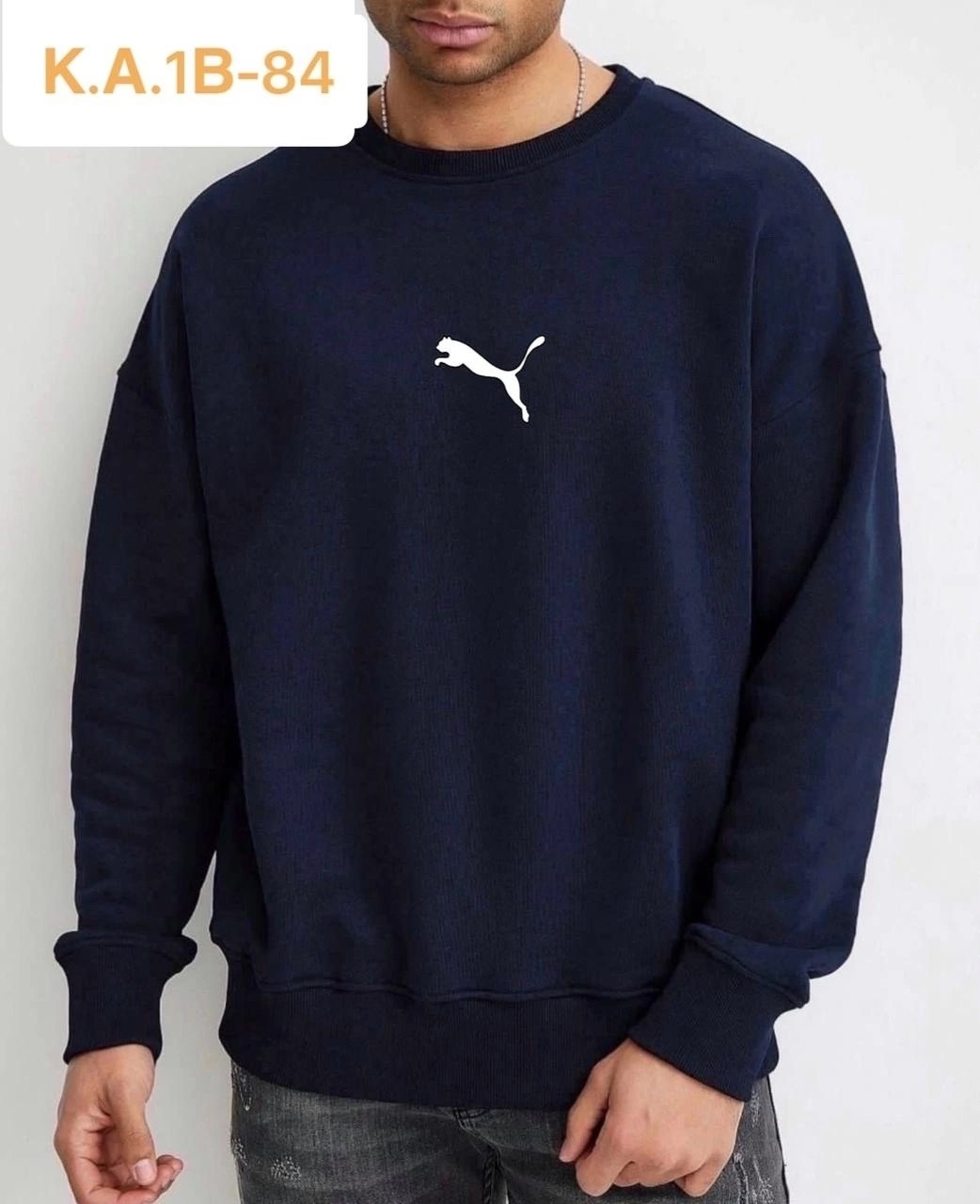 мужские свитшоты,свитшот мужская,свитшот мужской puma,мужская кофта,свитшот пума синий