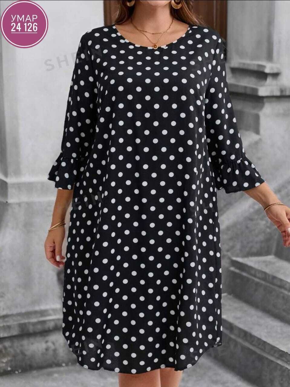 платье женская,платье,женское платье в горох,нарядное платье,стильное платье