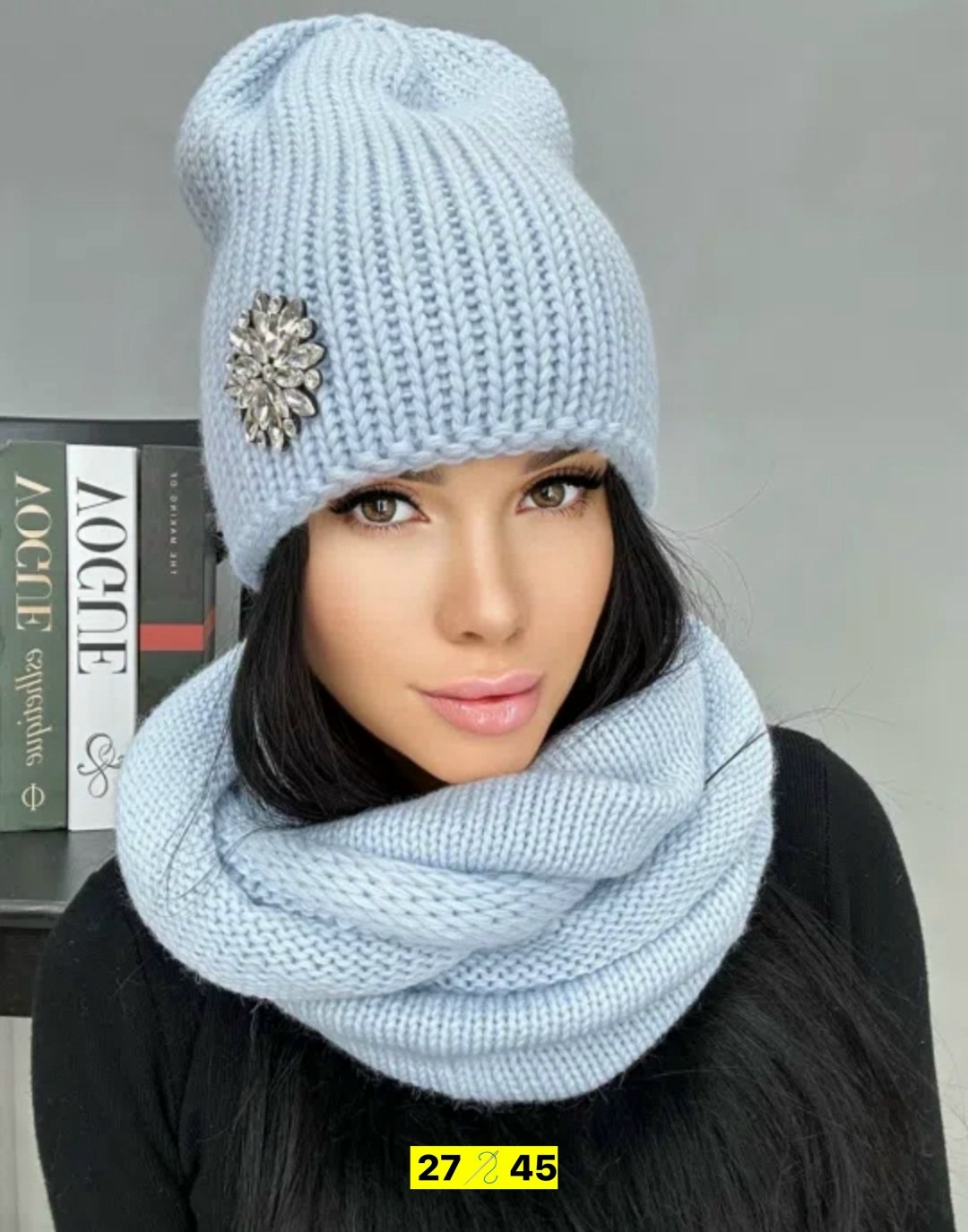 комплект шапка и снуд платочной вязкой женский,комплект шапка и снуд вязаные,комплект шапки,шапка и снуд комплект,шапка снуд