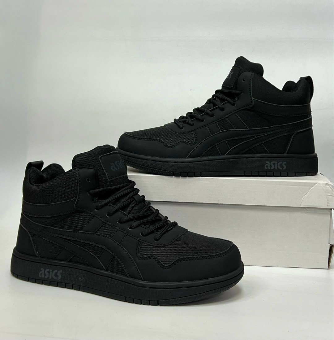 ,высокие кроссовки,теплые кроссовки,кроссовка мужской,кроссовки черные