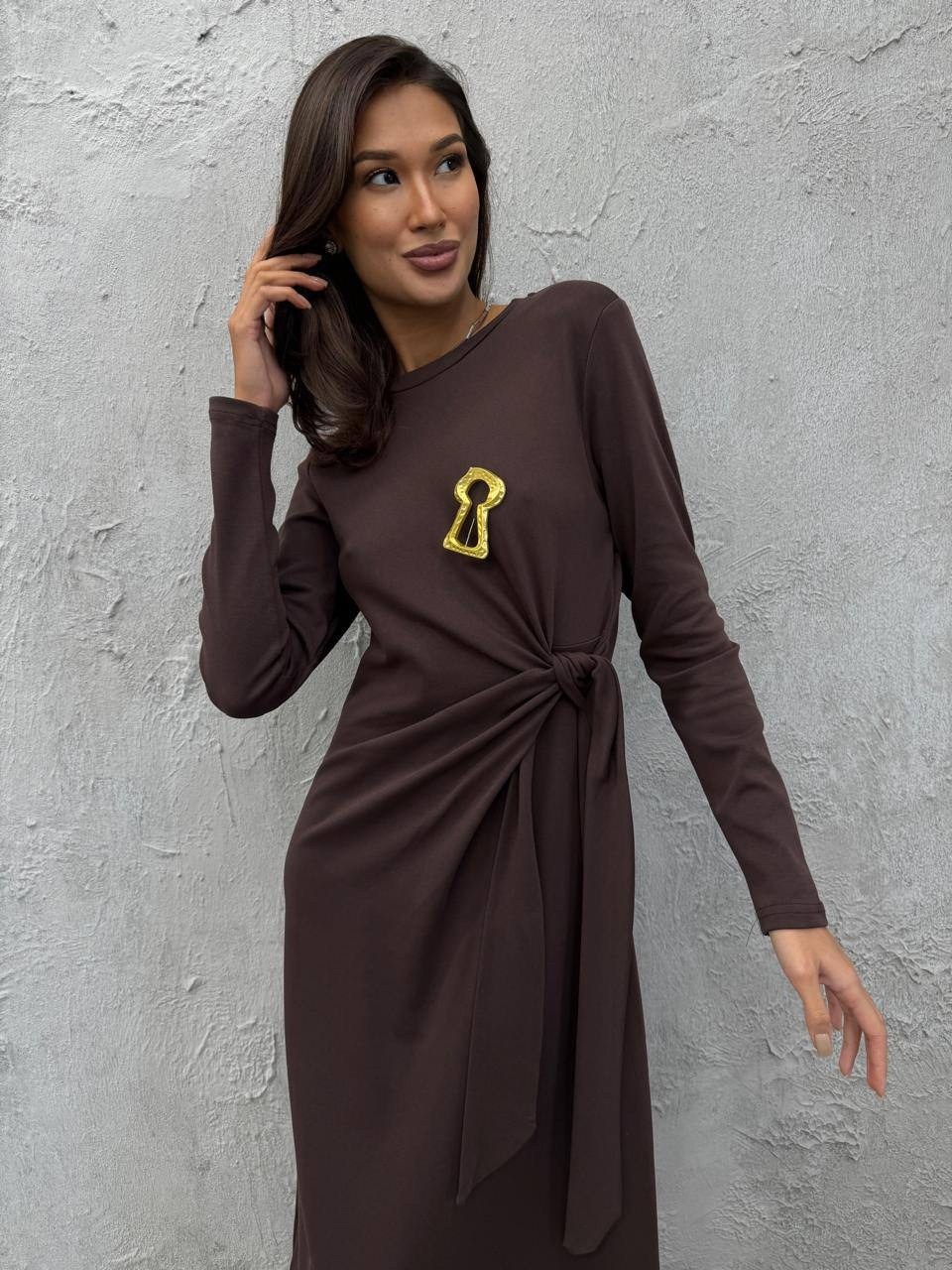 трикотажное платье,платье трикотажное донна каран,длинное трикотажное платье,платье серое,платье стиль