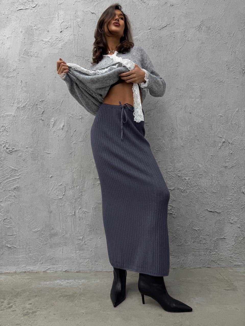трикотажная юбка,юбка макси,вязаная юбка,трикотажные костюмы,юбка трикотажная макси