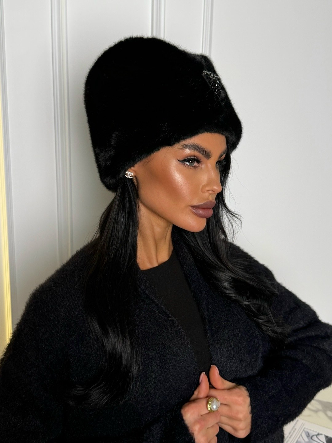 женская меховая шапка,меховая шапка,шапка женская,шапка зимняя меховая,женские головные уборы