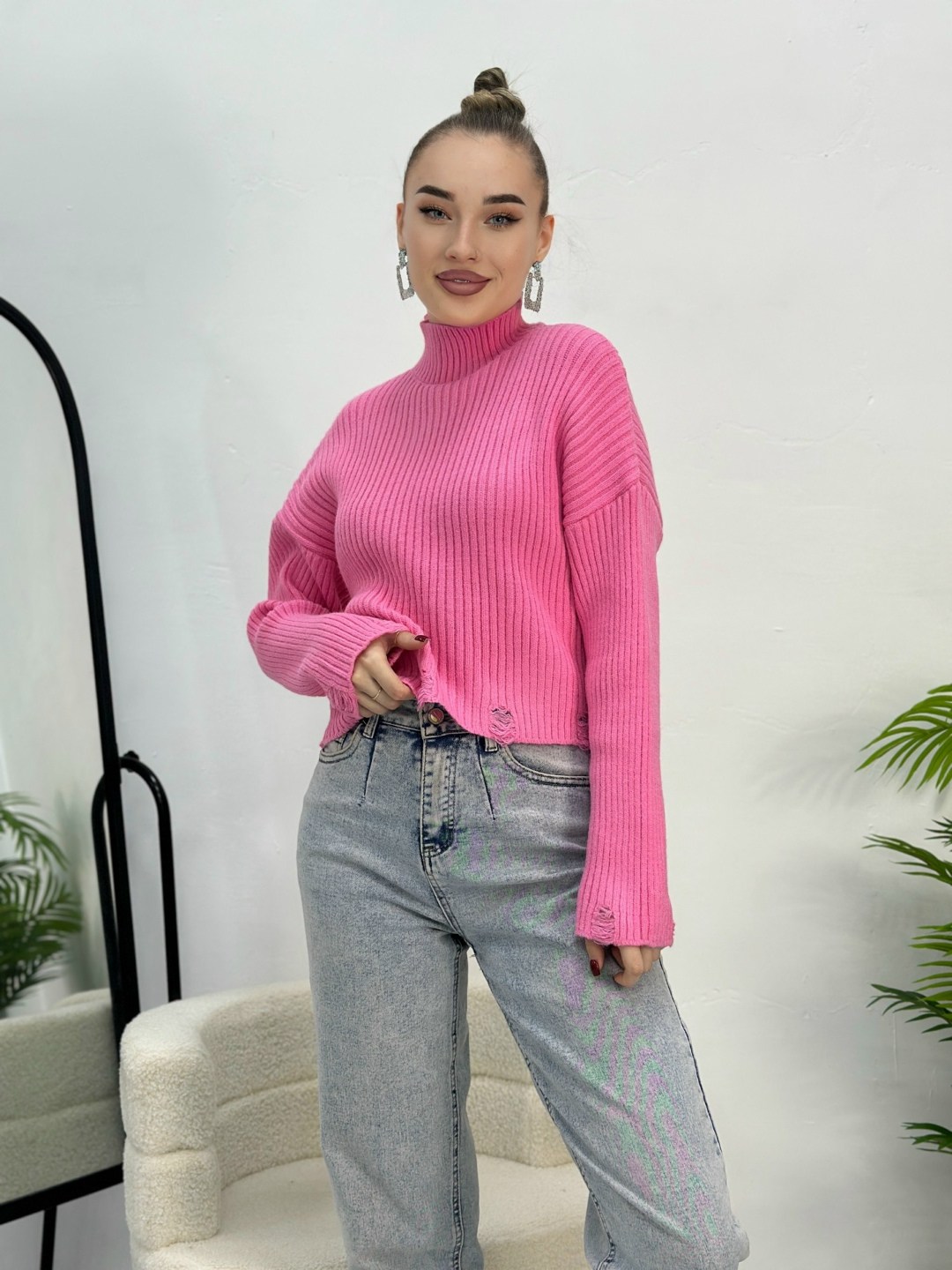 свитера женские,джемпер,свитер с горлом,бежевый джемпер,стильный свитер