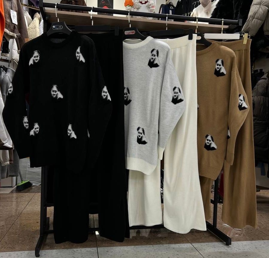 трикотажные костюмы,вязаные костюмы,теплый костюм,костюм двойка кашемир,костюмы женские