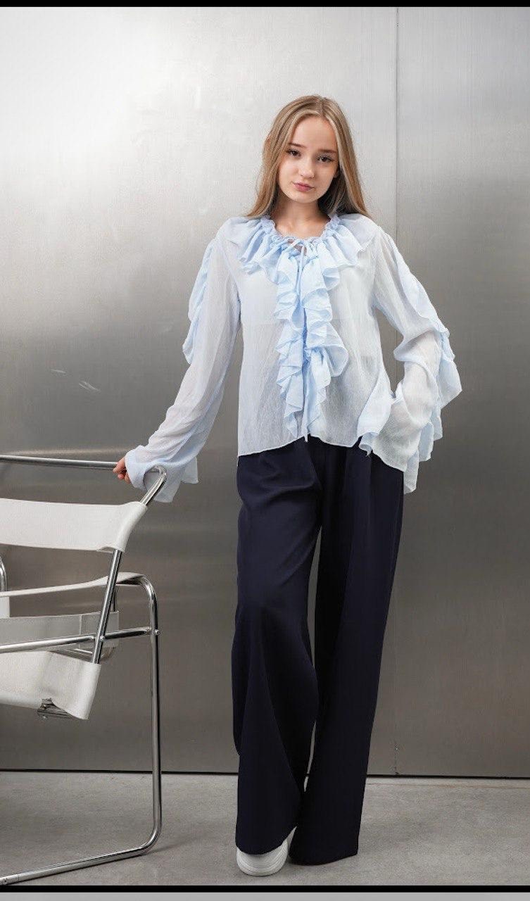 блуза,школьные брюки палаццо для девочек,брюки для девочек,блузка женская,блуза серая