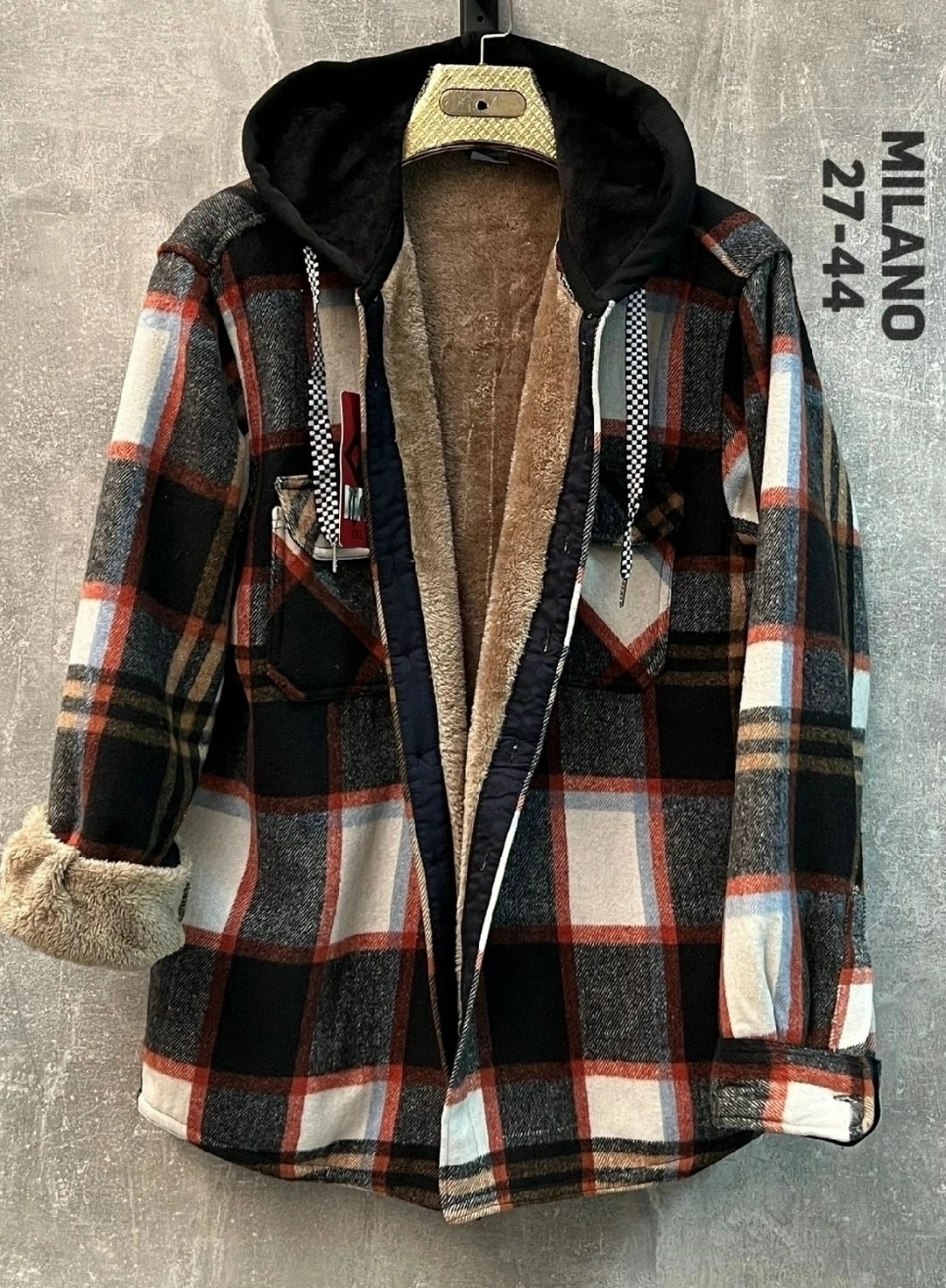 рубашка с капюшоном,теплая рубашка,рубашка на флисе,рубашка клетку с капюшоном,кофта рубашка