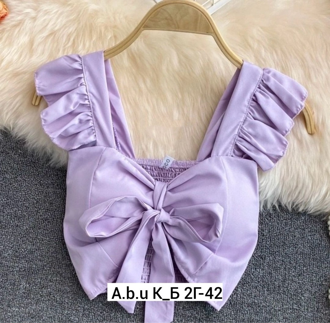 ,топ с бантом,топик,топ женский,топик с завязками