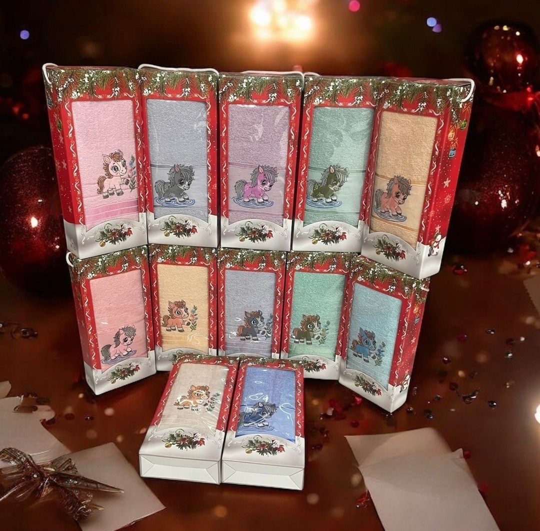 набор полотенец,набор полотенец микрофибра,полотенца подарочная,полотенца с новогодней тематикой,подарочные наборы полотенец