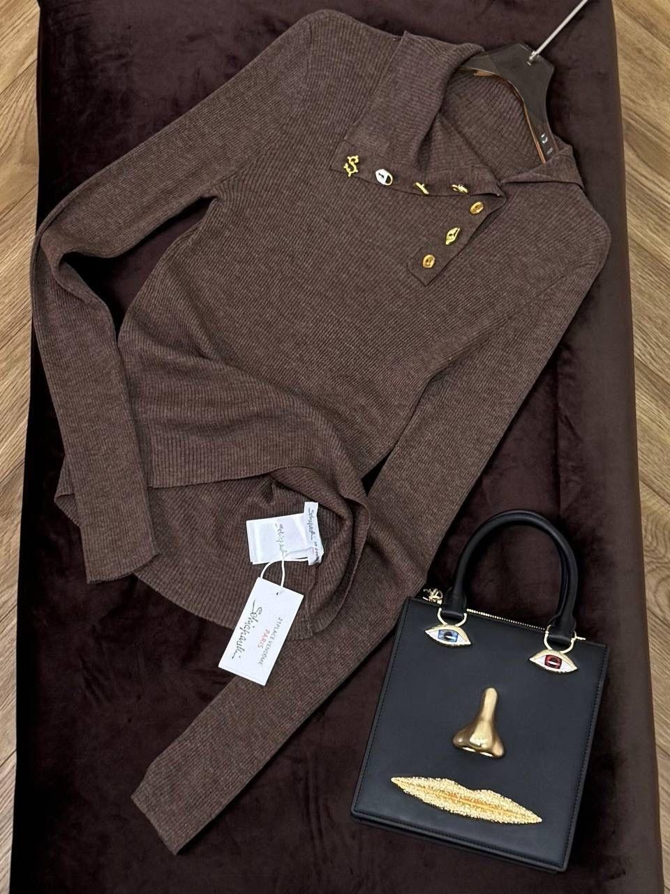 кофта женская,коричневая кофта,джемпера женские,теплая кофта,кашемировая кофта