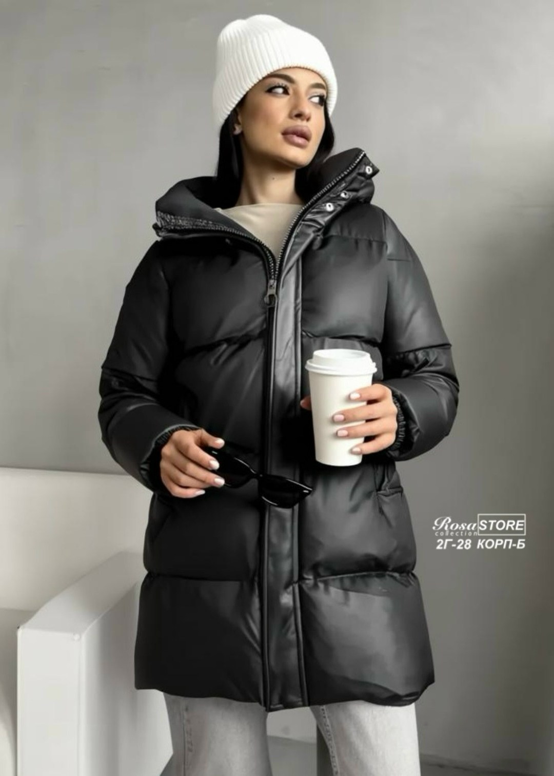 куртка женская,пуховик экокожа женский,удлиненная куртка,куртки зимние женские,зимняя куртка из экокожи