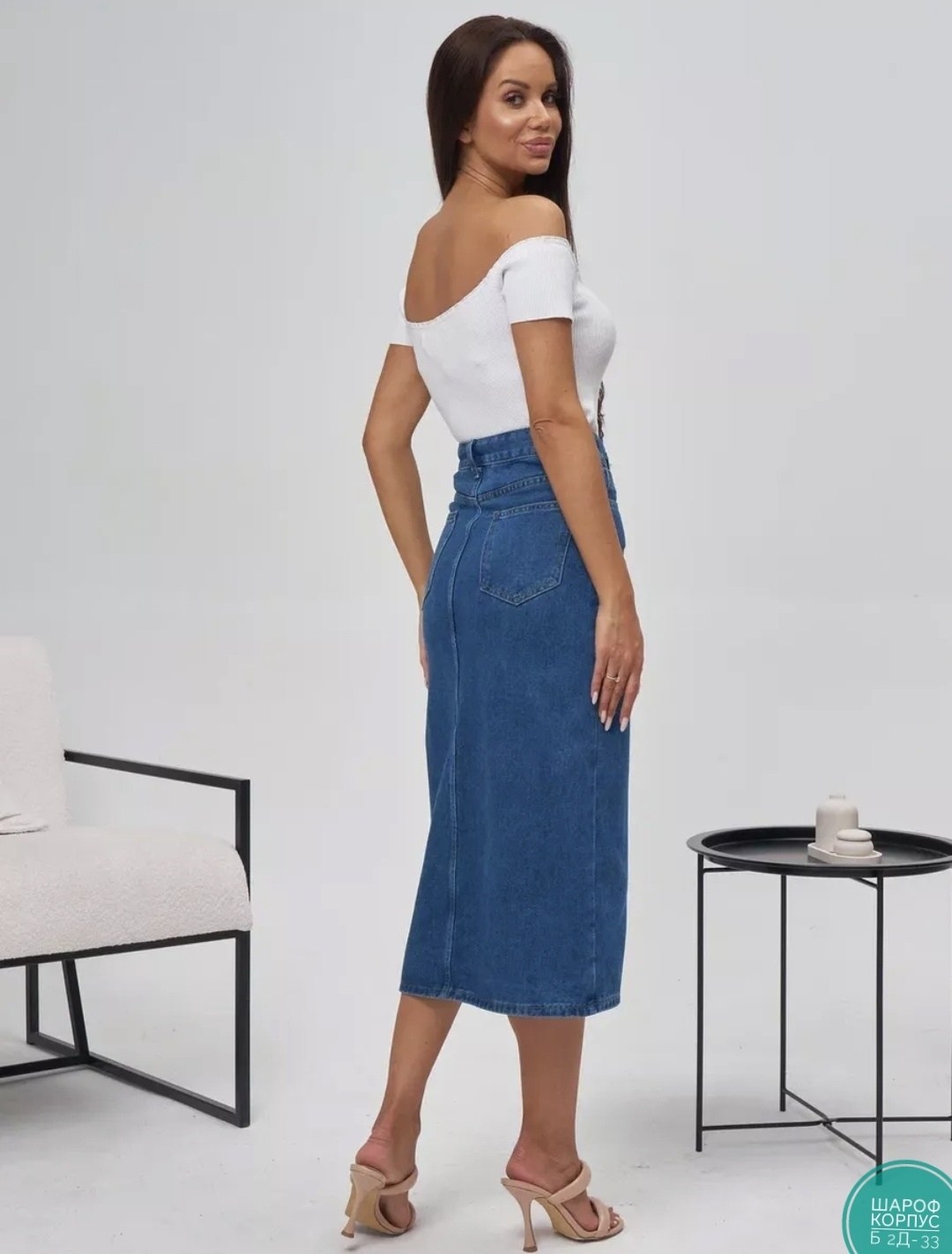 юбка джинсовая миди с разрезом спереди на,юбка джинсовая,юбка джинсовая женская,джинсовая юбка с разрезом спереди,юбка джинсовая длинная с разрезом