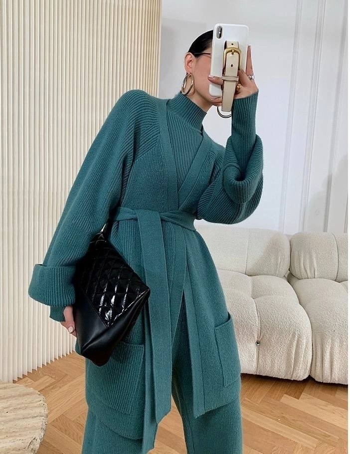 трикотажный костюм брюками,женские костюмы,повседневный вязаный костюм,трикотажные костюмы,вязаные костюмы