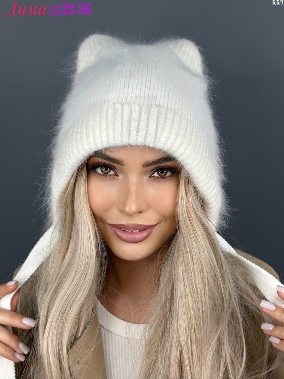 шапка ангора,шапка женская из ангоры,шапка зимняя женская,шапка для женщин,шапка женская