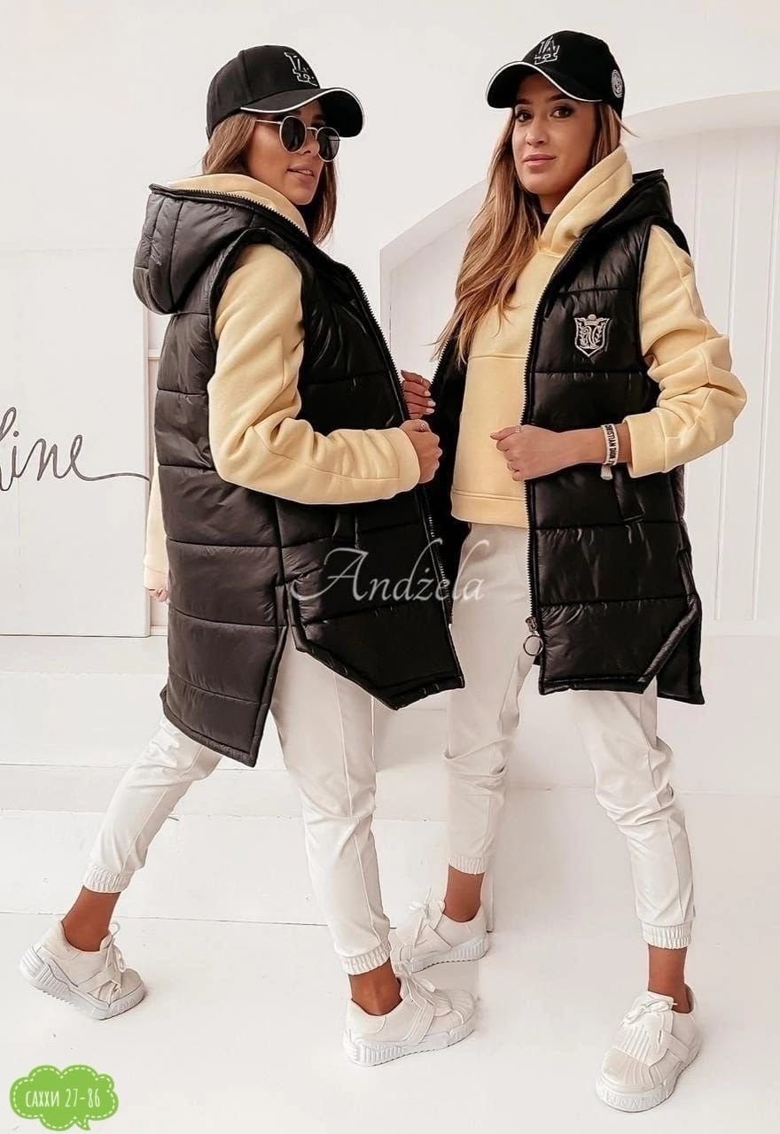 жилетка женская,демисезонная жилетка,женские жилеты,жилетка удлиненная,стильная жилетка