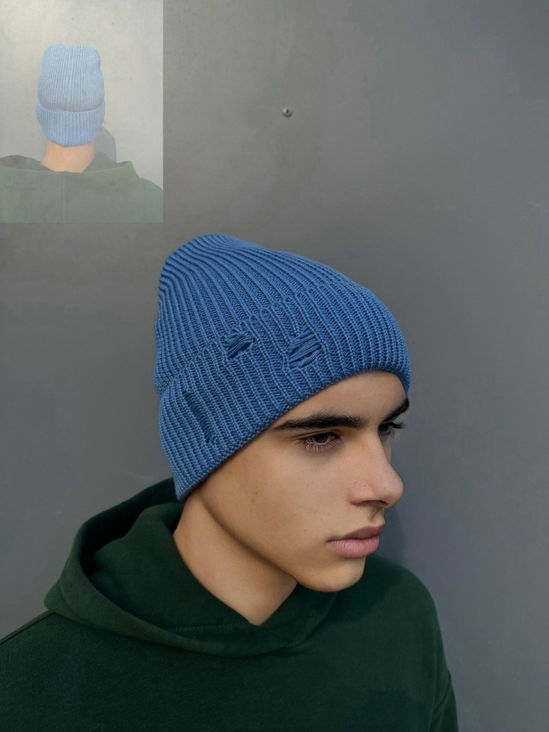 мужская шапка,шапки с отворотом,шапка бини,шапка бини мужская,шапка рваная