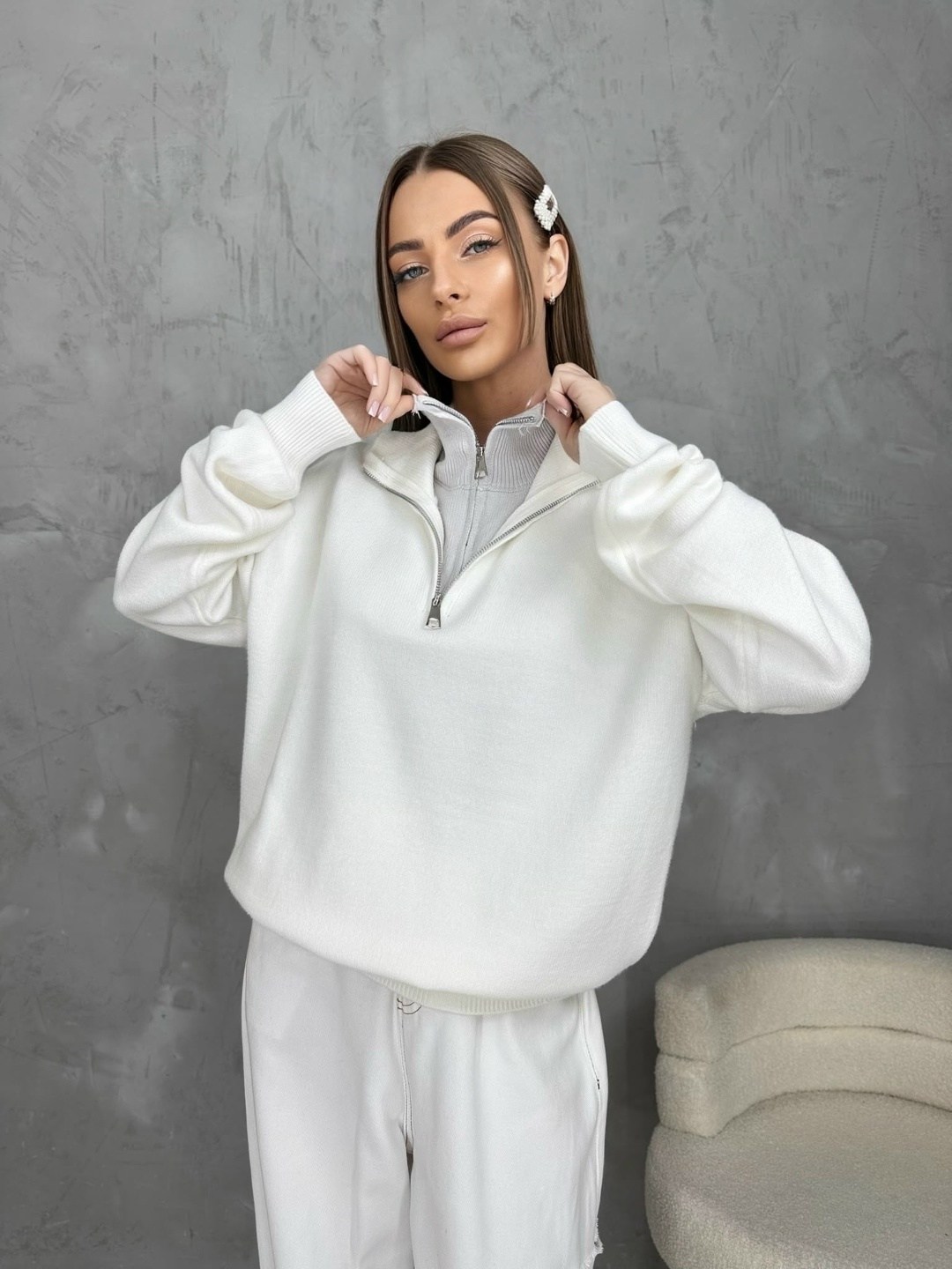 женская кофта,одежда кофта,женский свитшот,розовая кофта,свитшот оверсайз на молнии