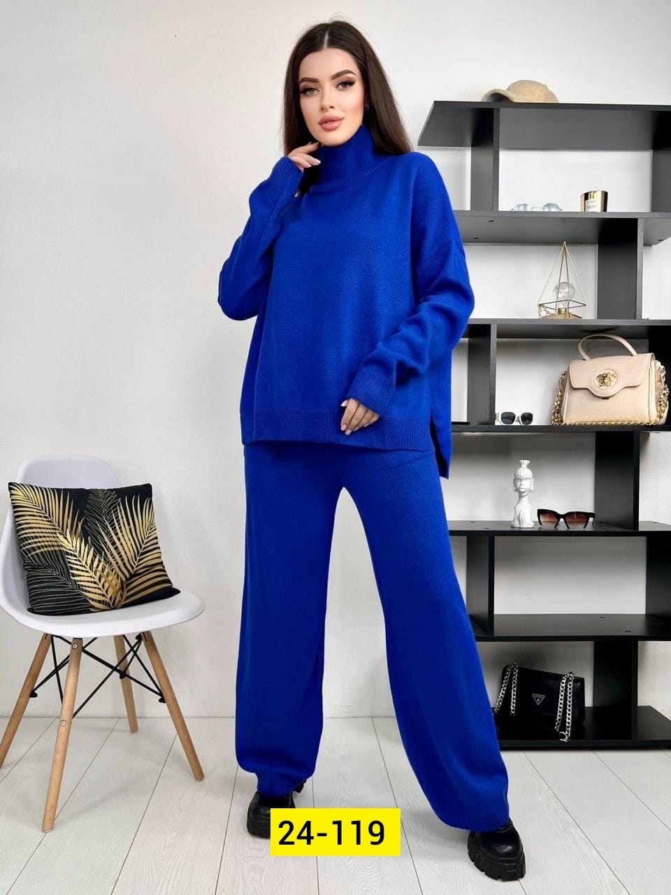 вязаный костюм с брюками теплый,костюм с брюками теплый,костюмы женские,теплый костюм женский,костюм с брюками
