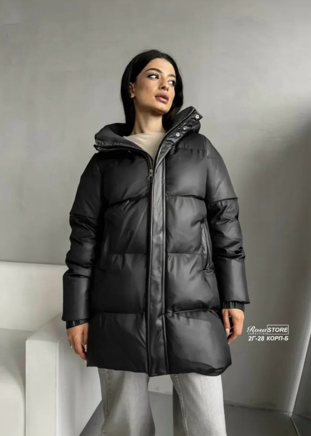 куртка женская,пуховик экокожа женский,удлиненная куртка,куртки зимние женские,зимняя куртка из экокожи