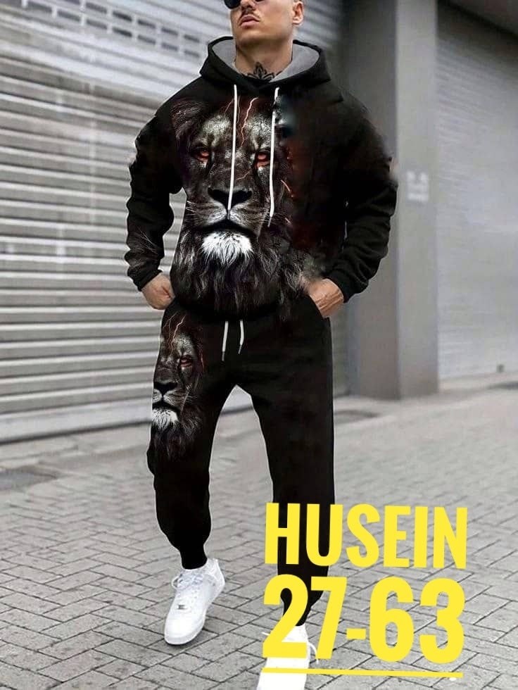 мужские спортивные костюмы,спортивный костюм с принтом мужской лев,спортивные костюмы,мужской костюм на флисе,костюм спортивный мужской с капюшоном