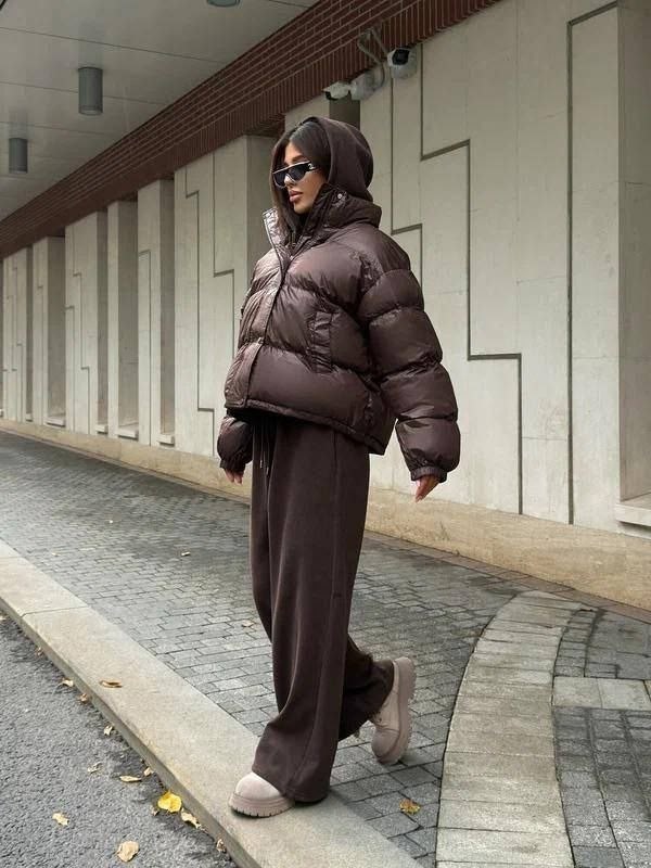 модные пуховики,стильные пуховики,красный пуховик,пуховики женские,демисезонная куртка