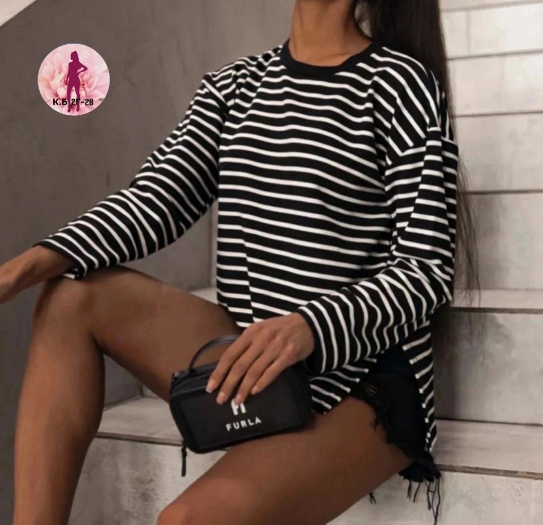 свитшот полосатый,лонгслив женский,лонгслив женский оверсайз в полоску,черная тельняшка,свитшот женская