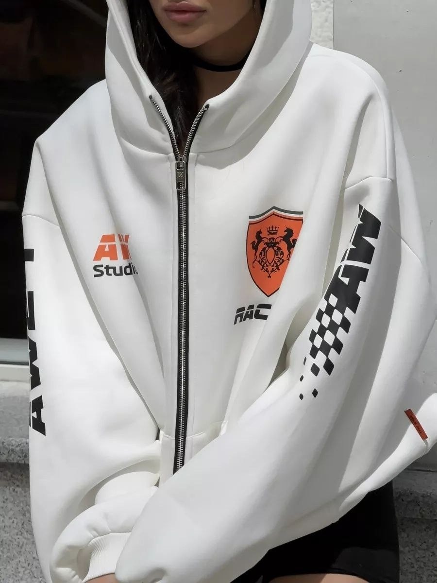 зип худи оверсайз на молнии с принтом,худи оверсайз на молнии с принтом,зип худи оверсайз на молнии,женская толстовка с капюшоном,толстовки женская