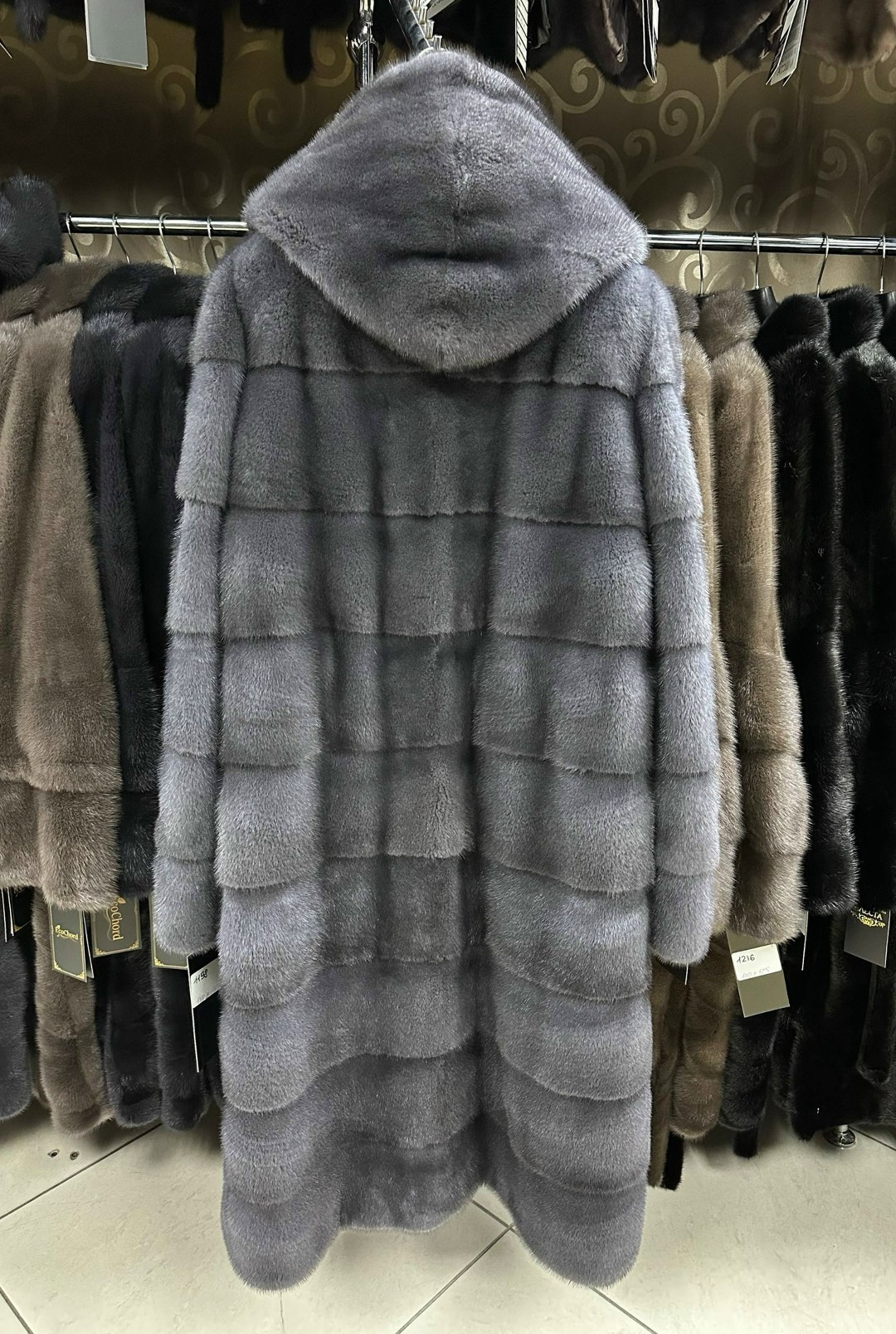 шуба норковая,шуба норка,шуба норковая графит,шуба норковая с капюшоном,норковая шуба кокон