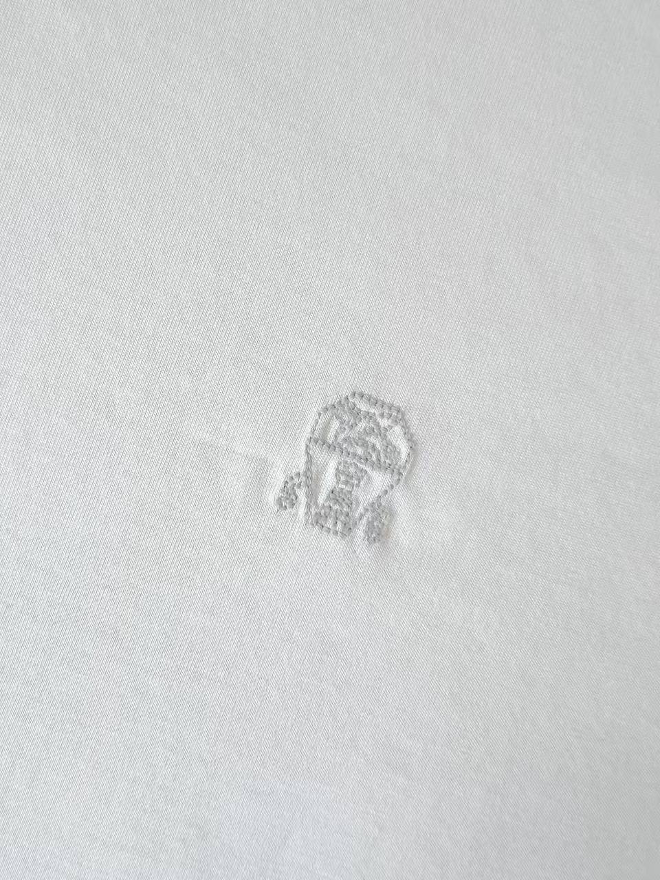 мужские футболки brunello cucinelli,футболка brunello cucinelli,брендовые вещи,белая мужская футболка