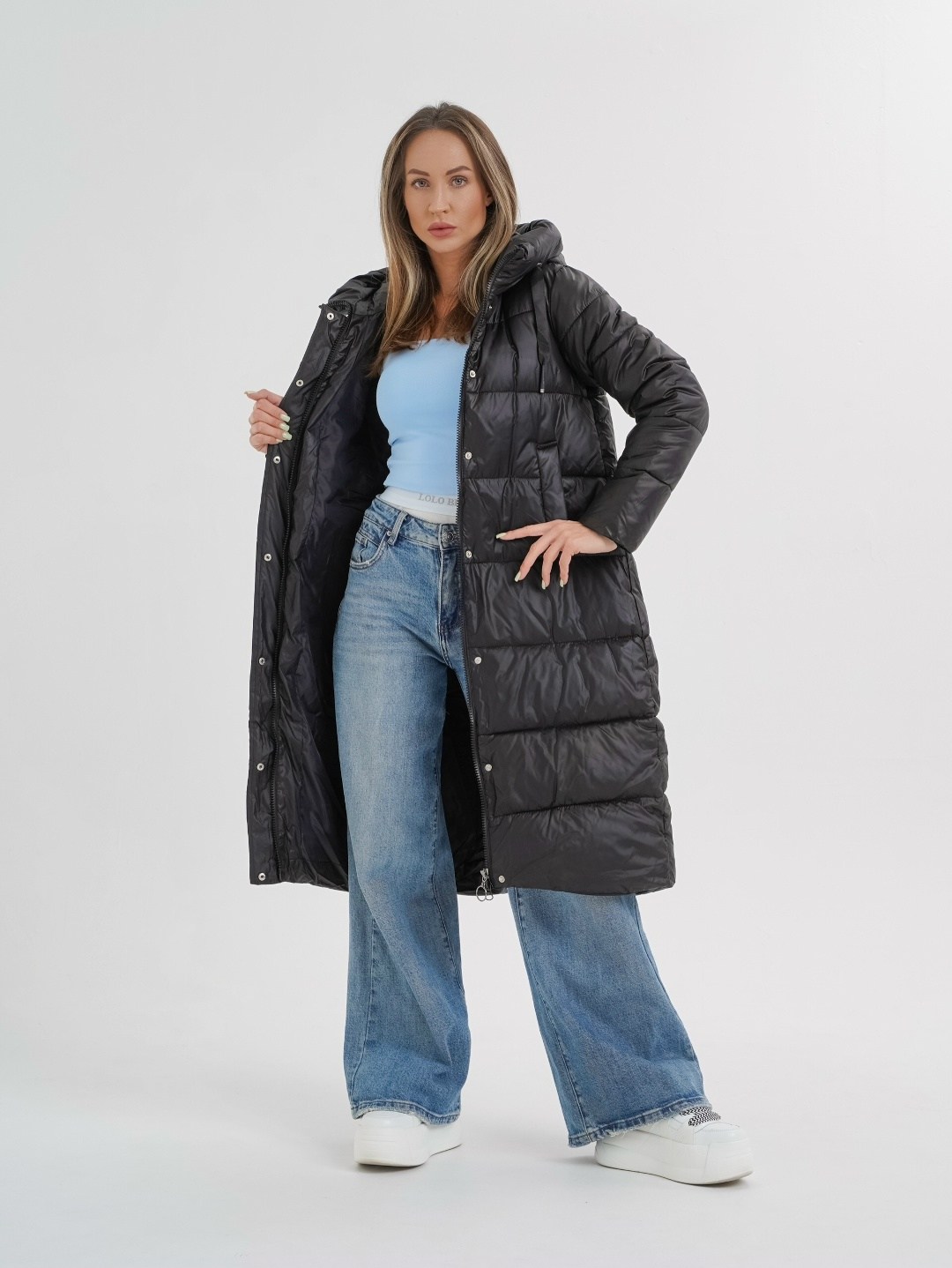 женские пуховики,пуховик зимний длинный с капюшон,пальто утепленное,длинные пуховики,удлиненный пуховик