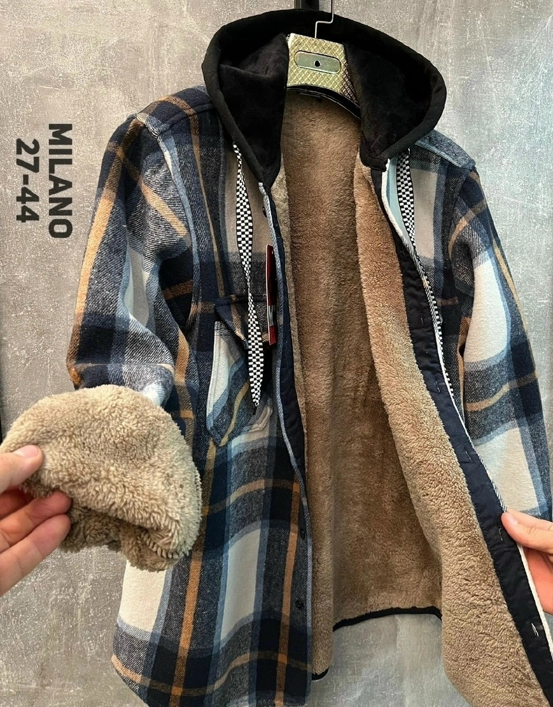 рубашка с капюшоном,теплая рубашка,рубашка на флисе,рубашка клетку с капюшоном,кофта рубашка