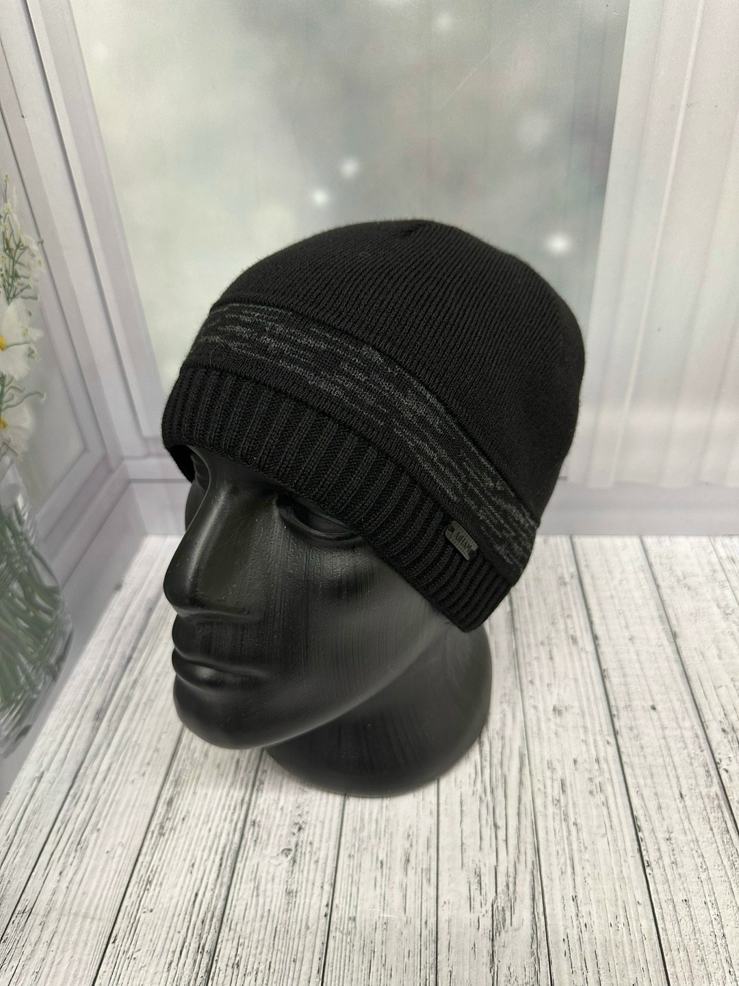 шапка тонкая мужская однослойная,мужская вязаная шапка,мужская шапка,шапка универсальная,шапка мужская классическая