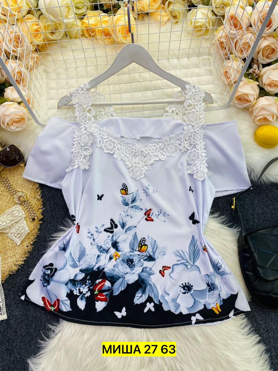 блузка женская, ,повседневная блузка,блузка кружевная,модная блузка