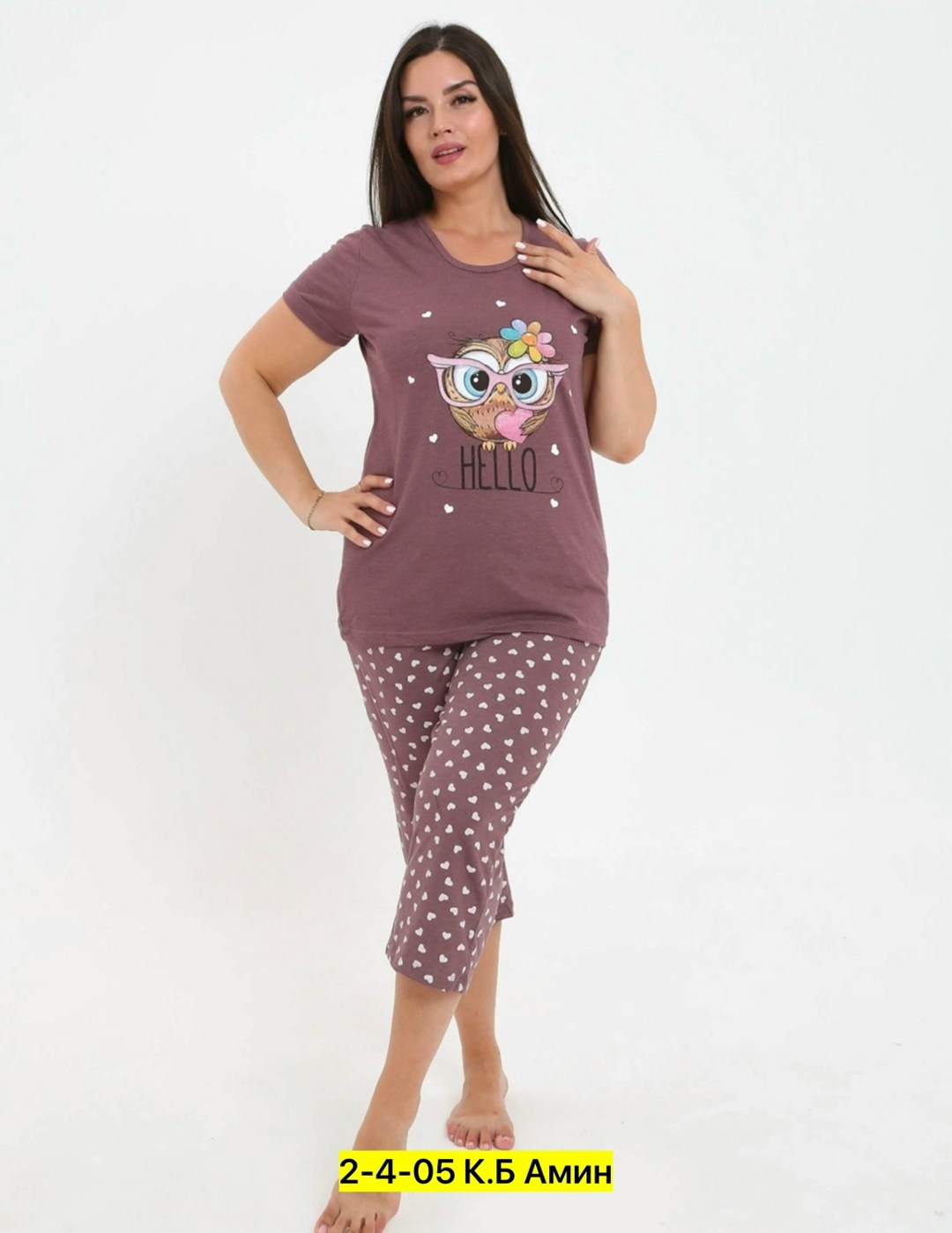 женская пижама с бриджами,пижама женская с бриджами хлопок домашний костюм,пижама женская,пижама с бриджами,пижама женская коричневая