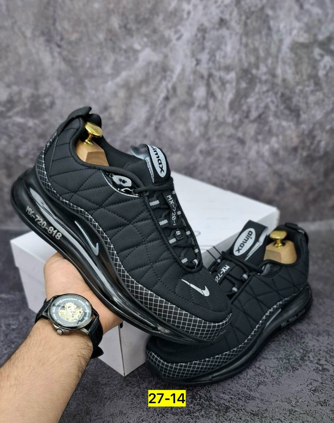 кроссовки найк air max 720 мужские черные демисезонные mx-720-818,мужские кроссовки nike air max 720,кроссовки nike air max 720,мужские кроссовки nike air max,найк аир макс 720