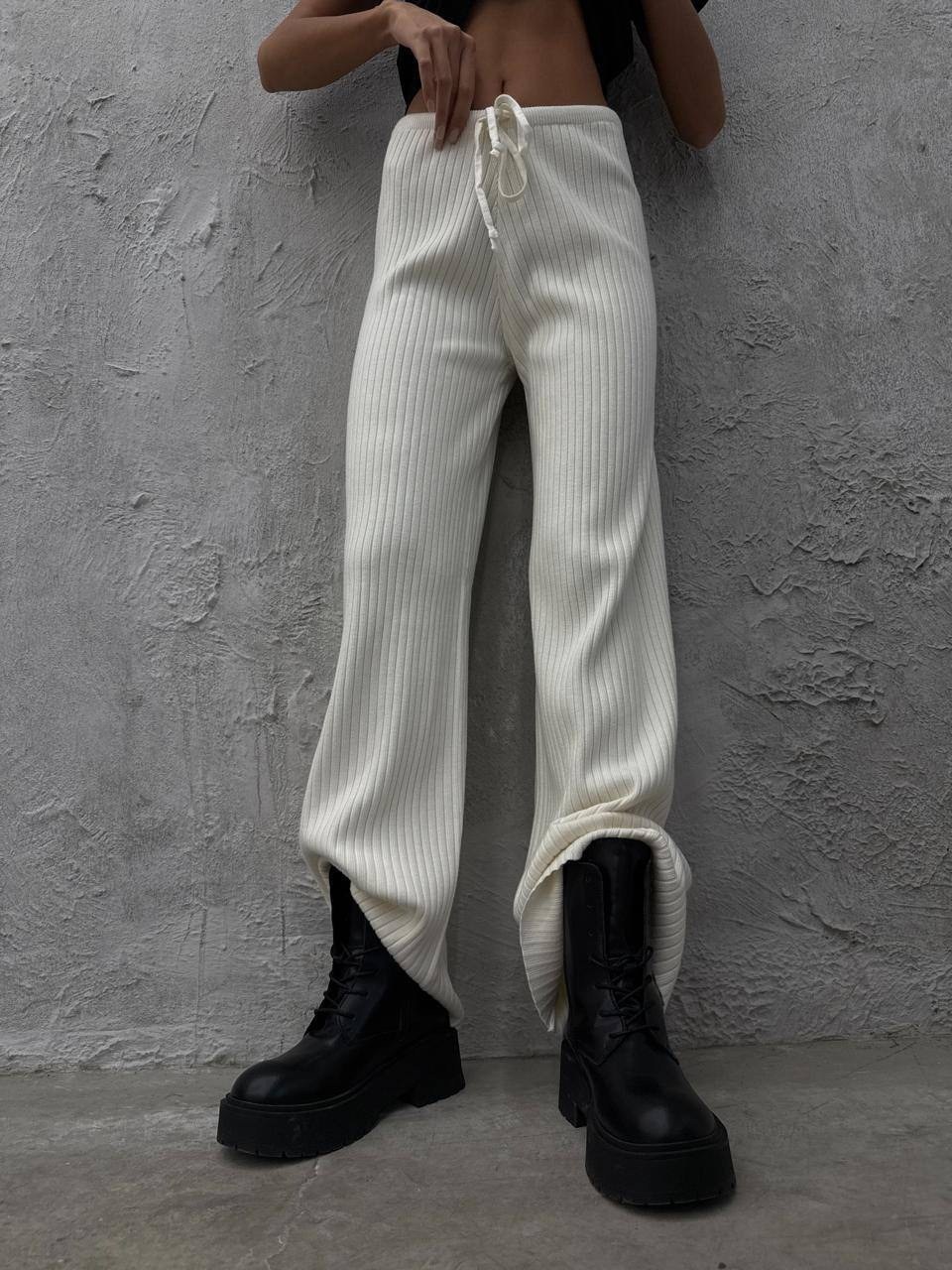 вязаные брюки,брюки палаццо в рубчик,вязаные брюки женские,брюки лапша палаццо,вязаные брюки клеш