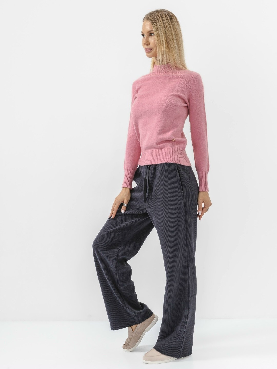 водолазка,брюки женские,широкие брюки,трикотажные брюки,джемпер