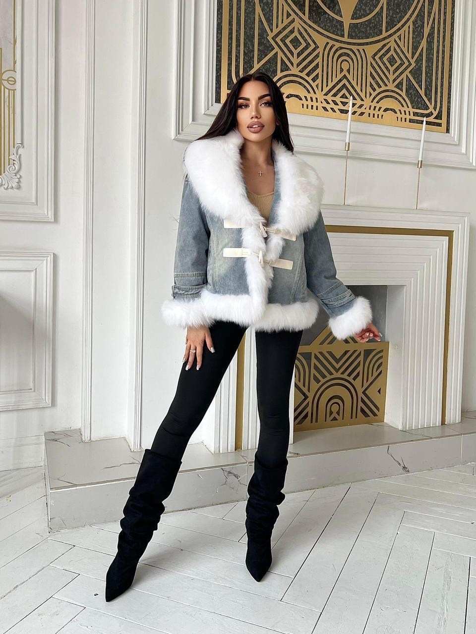 джинсовая куртка с мехом женская,джинсовая куртка с мехом,джинсовая куртка,джинсовка с мехом,джинсовая куртка с меховым воротником