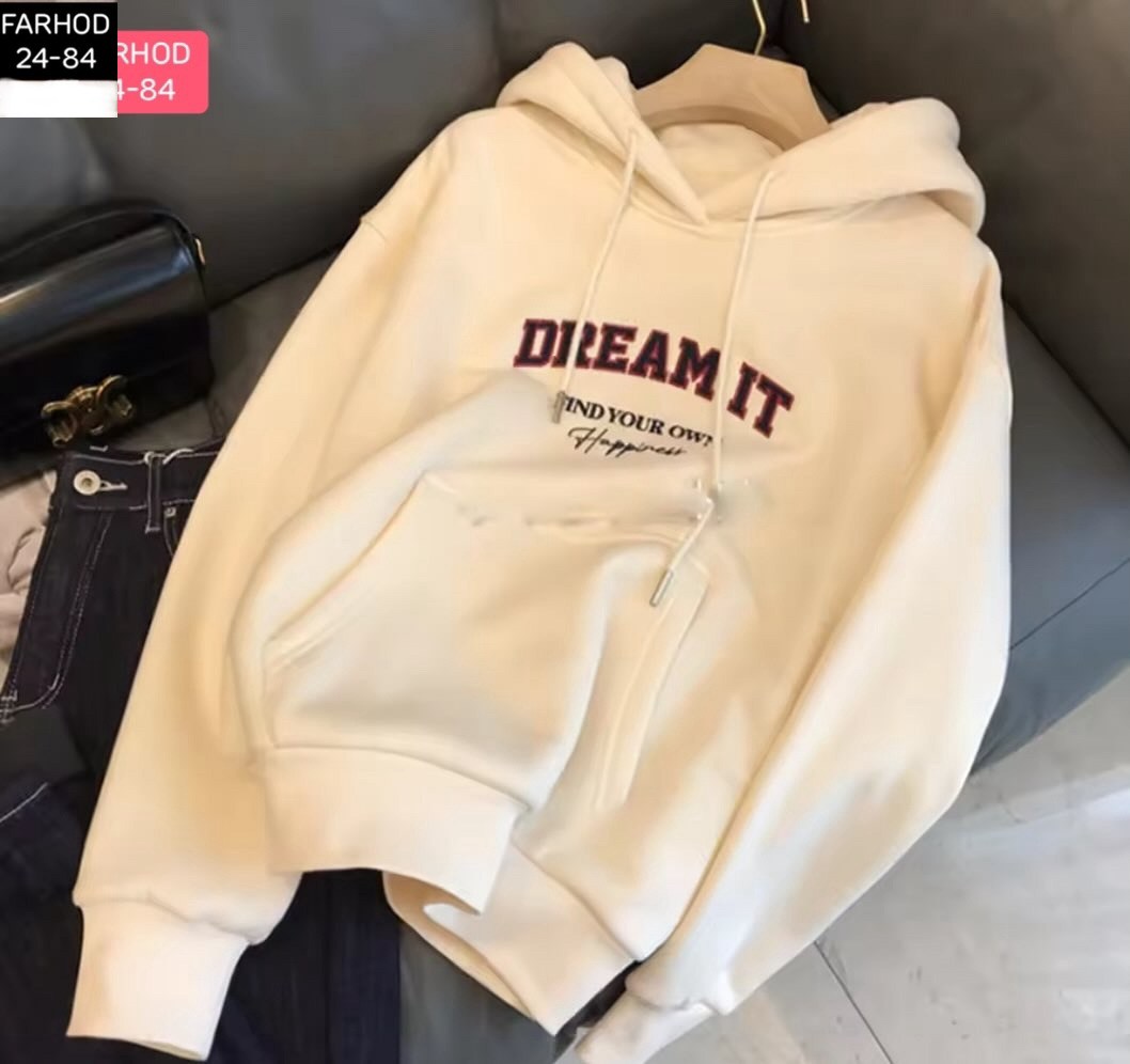 толстовка свободного кроя с капюшоном,толстовка свободного кроя с капюшоном из,модная толстовка,модные женские толстовки,толстовка бежевая принт