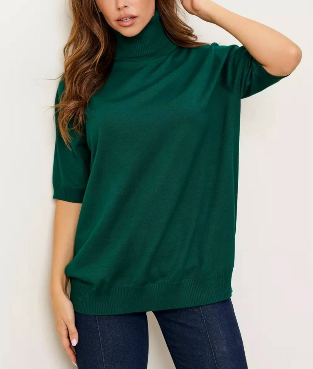 женская водолазка,кофта женская,трикотажный джемпер,водолазка с короткими рукавами,джемпер