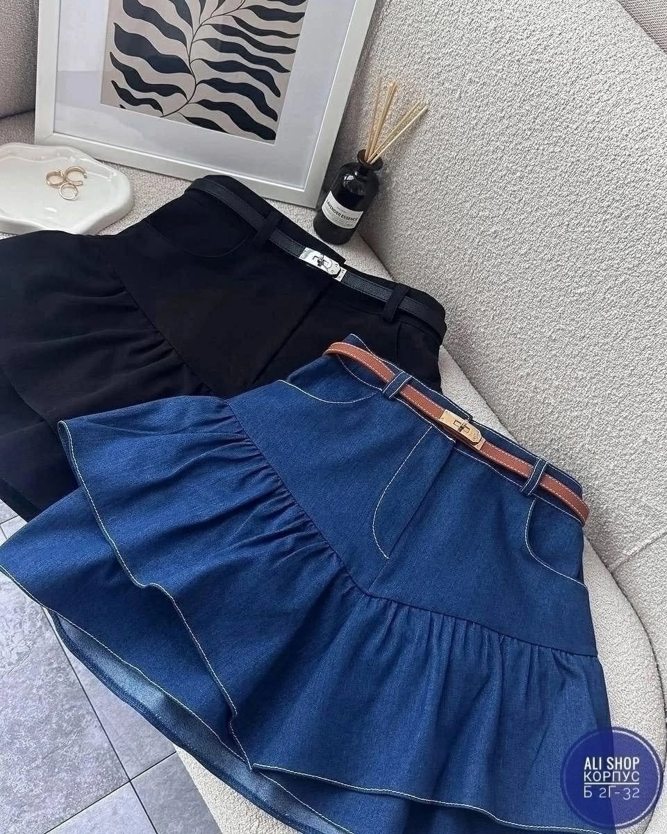 юбка джинс,юбка деним с оборками,джинсовая юбка,женские джинсовые юбки,юбка мини джинсовая