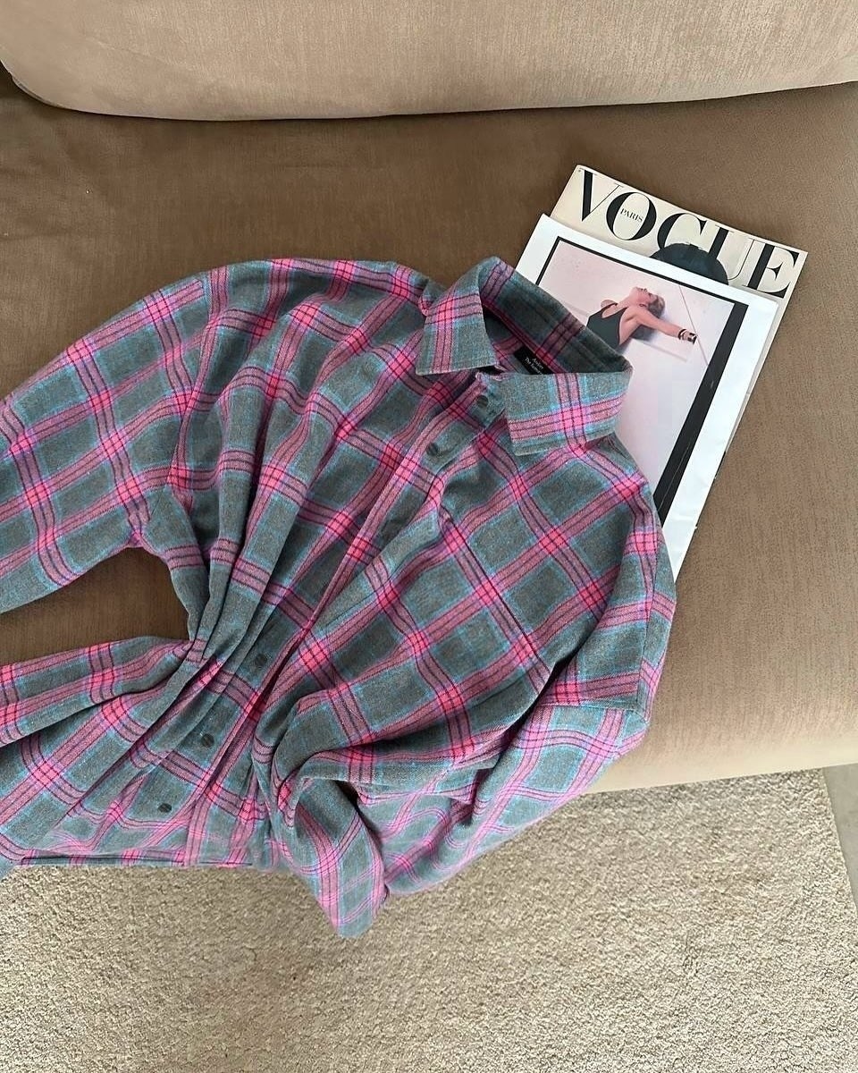 женская рубашка в клетку,рубашка в клетку,рубашка в клетку женская оверсайз,женская рубашка,рубашка стильная