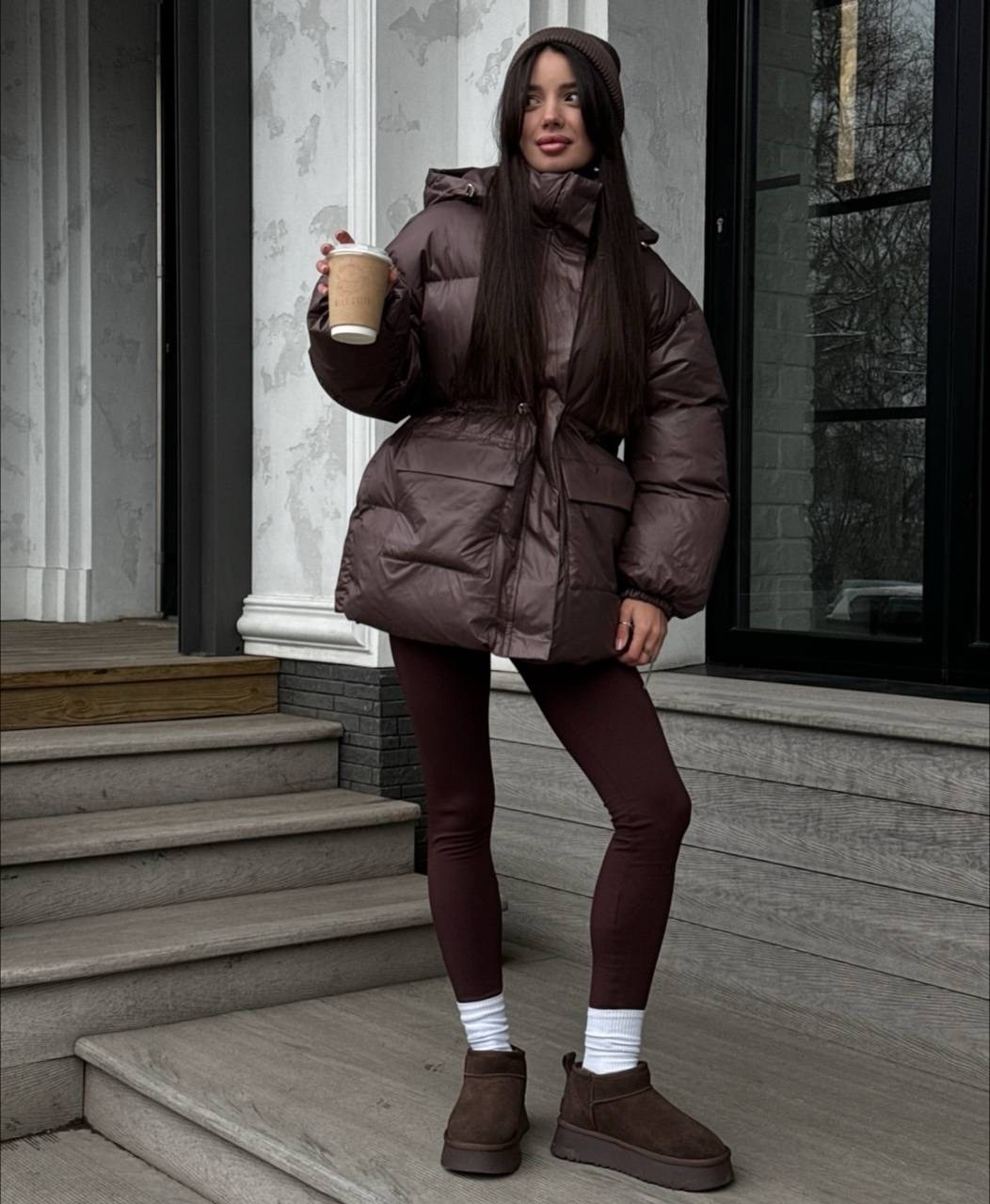 модные пуховики,куртки и пуховики женские,куртка оверсайз,куртка с поясом,пуховики оверсайз